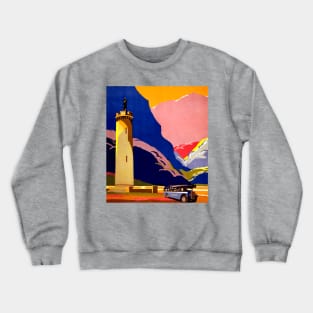 Vintage Travel Artwork - Scotland Crewneck Sweatshirt